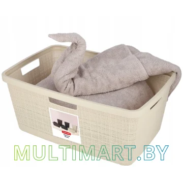 Корзина Curver Jute 245980 (кремовый) картинка 3